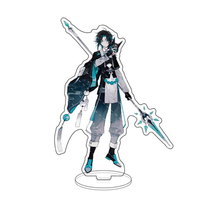 Mô Hình Nhân Vật Anime Genshin Venti Vision Hutao Zhongli Xiao Có Giá Đỡ Bằng Acrylic