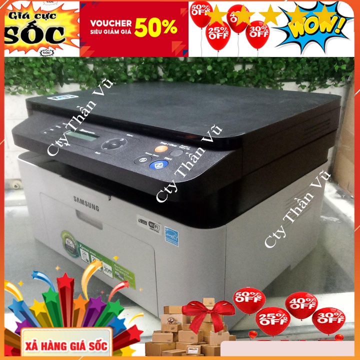 Máy in Laser cũ Samsung M2070w đa chức năng in scan photo kết nối wifi bảo hành INECO