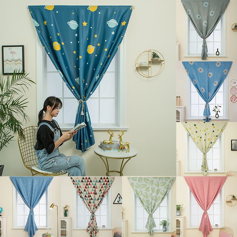 【ready stock】Rèm cửa dán keo không cần thanh treo (nhiều mẫu và size)