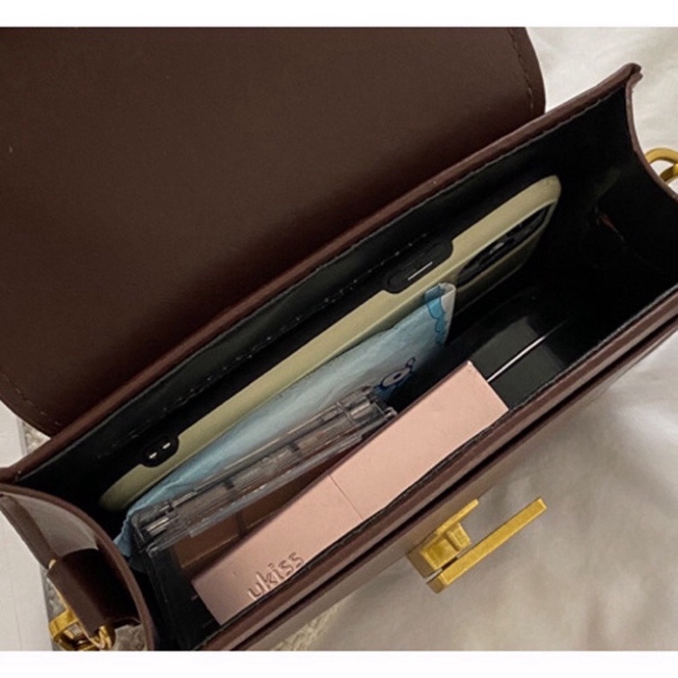 TÚI ĐEO CHÉO NỮ KHOÁ BÚT ĐỒNG THỜITRANG