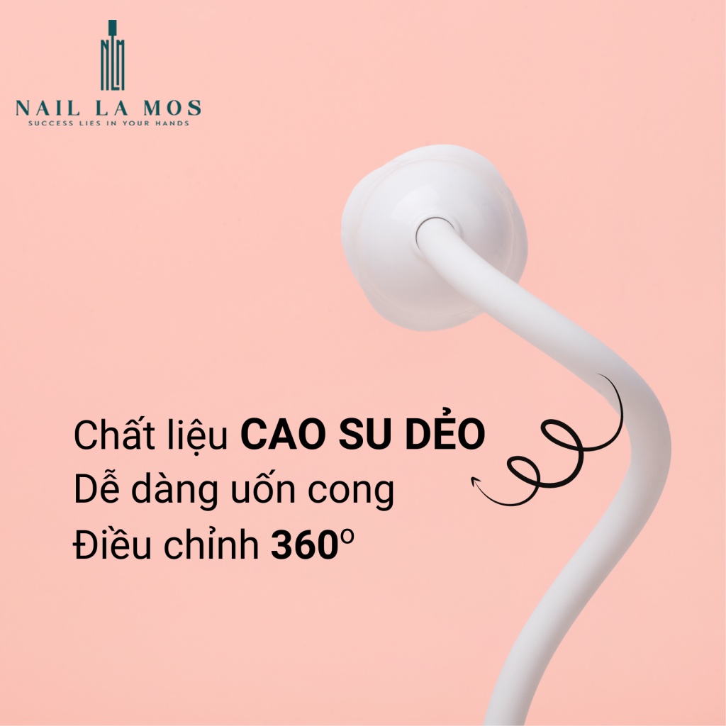 Máy hơ gel 1 ngón hình bông hoa dễ thương xoay 360 độ - máy hơ gel mini nhỏ gọn, tiện lợi