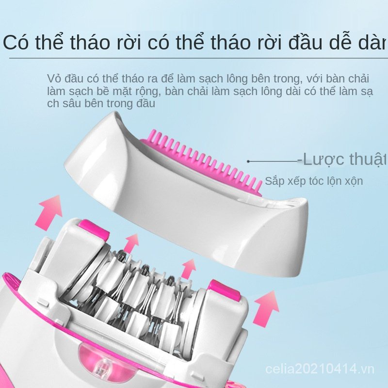 [Hàng mới về] Máy tẩy lông mặt chạy điện sạc bằng cổng usb tiện dụng