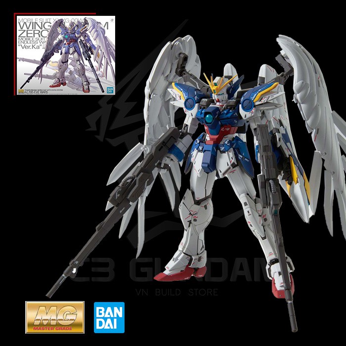 [CÓ SẴN] MÔ HÌNH GUNDAM BANDAI MG 1/100 WING GUNDAM ZERO EW VER. KA