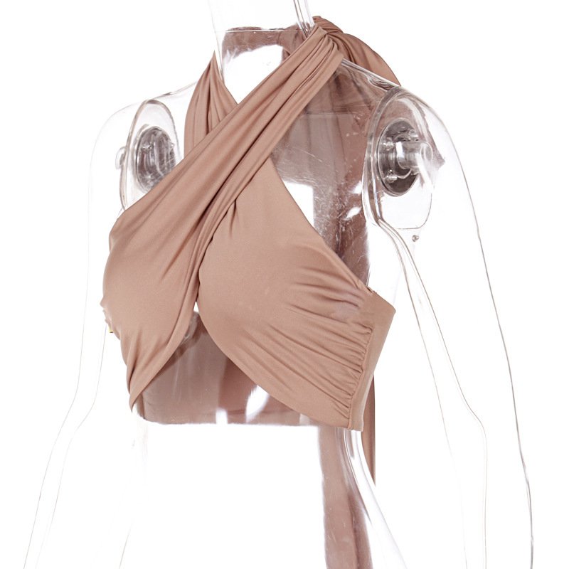 Áo kiểu WEANIA thắt nơ hở lưng quyến rũ cho nữ