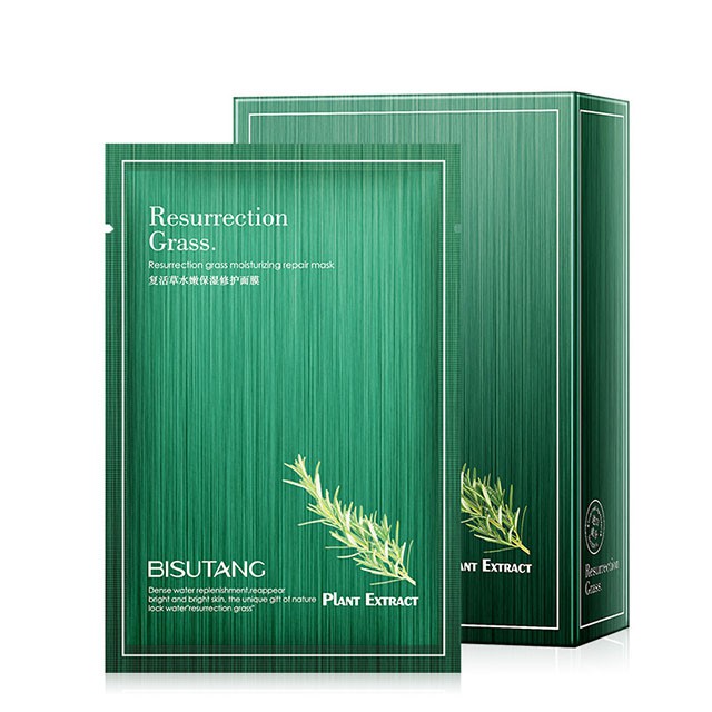 Mặt Nạ Bisutang Resurrection Grass Plant Extract Chiết Xuất Cỏ Thực Vật Trắng Da Dưỡng Ẩm