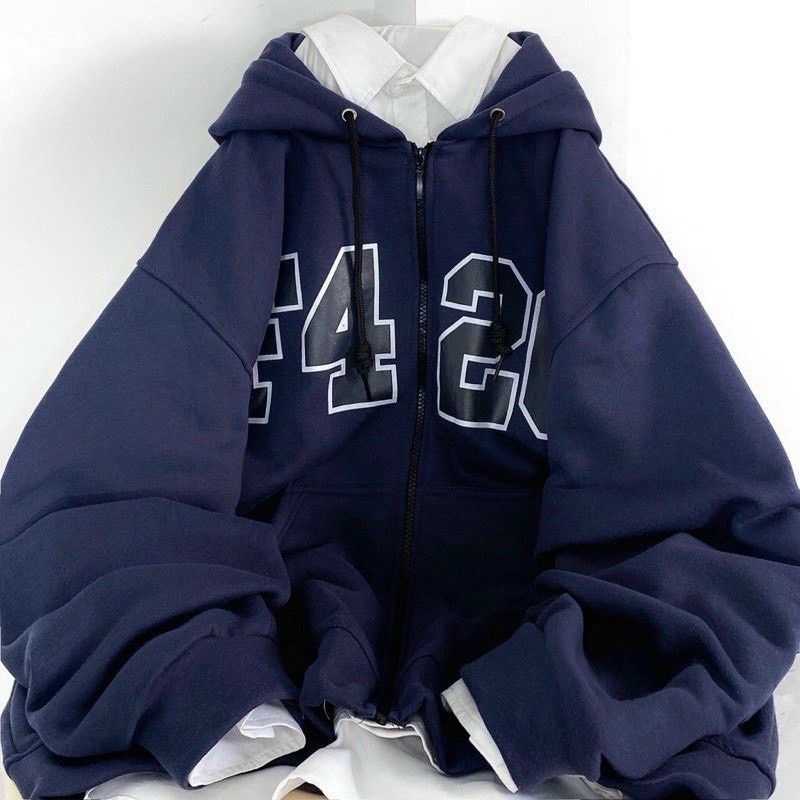 Áo Hoodie nam nữ Thêu Chữ F4-26 cực đẹp, chất nỉ dày dặn, hợp làm áo cặp