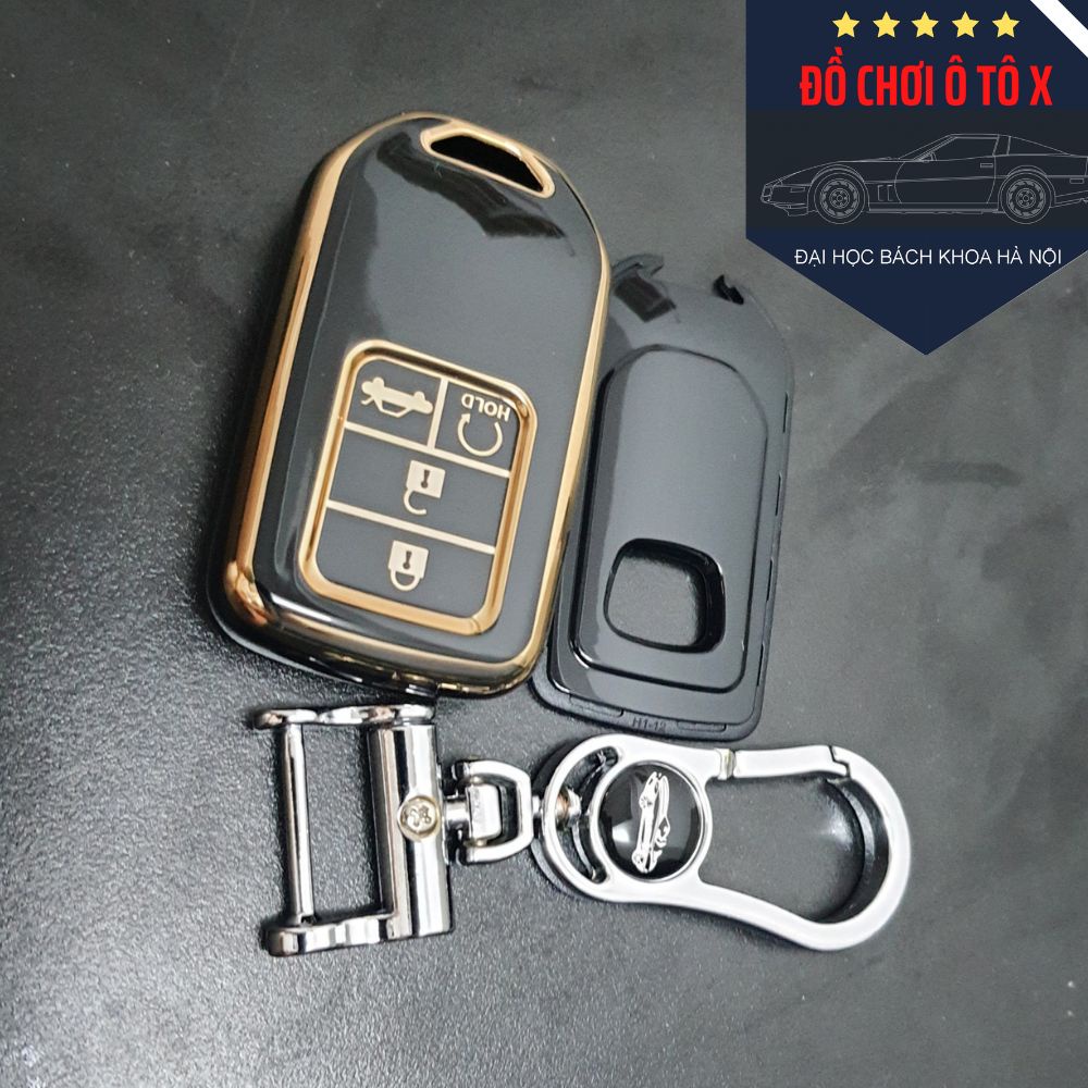 Ốp chìa khóa HonDa CRV, HRV, Civic, City, Brio, Jazz mẫu mới 4 phím