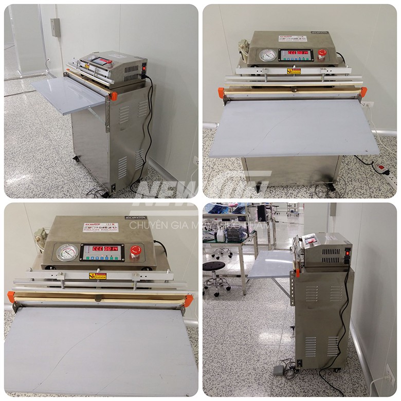 Máy Hút Chân Không Vòi Ngoài NS-VS800 NEWSUN, Bảo hành 12 tháng-Vỏ INox, không kén túi, năng suất cao, Điện 220V/50Hz