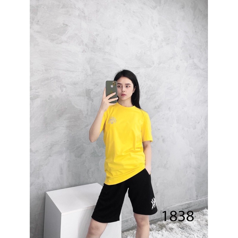 ÁO THUN mlb NAM NỮ, Áo thun unisex Logo lưng siêu hót