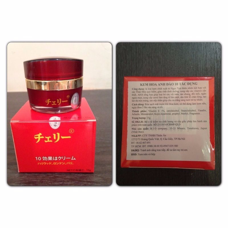 [Sỉ-Rẻ] Kem Hoa Anh Đào Nhật Bản 15g [Lẻ-Sỉ]