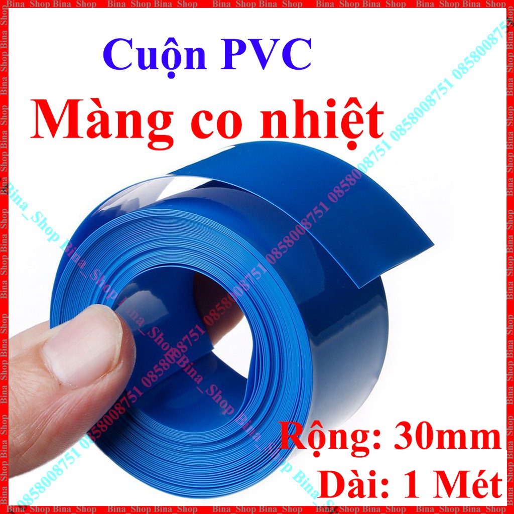 [1 Mét] Màng co nhiệt 18650 Gen co nhiệt bọc pin 18650