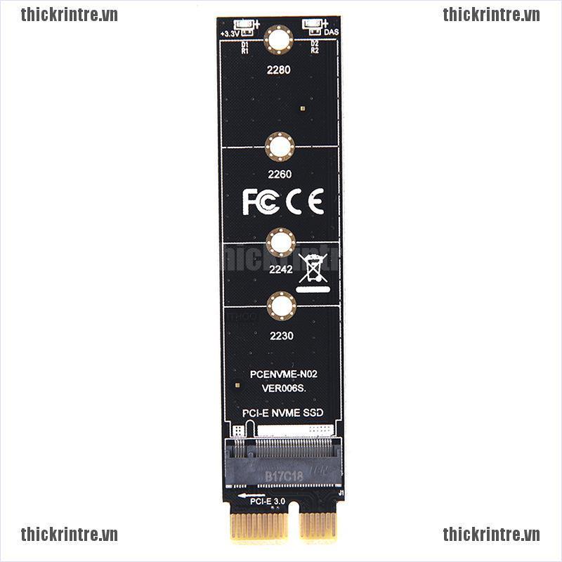 <Hot~new>Pcie To M2 Adapter Nvme Ssd M2 Pcie X1 Raiser Pci-E Pci Express M Key Connector