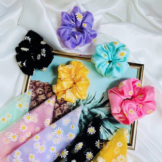 Dây Cột Tóc Vải Scrunchies Lụa (ĐỦ MÀU)