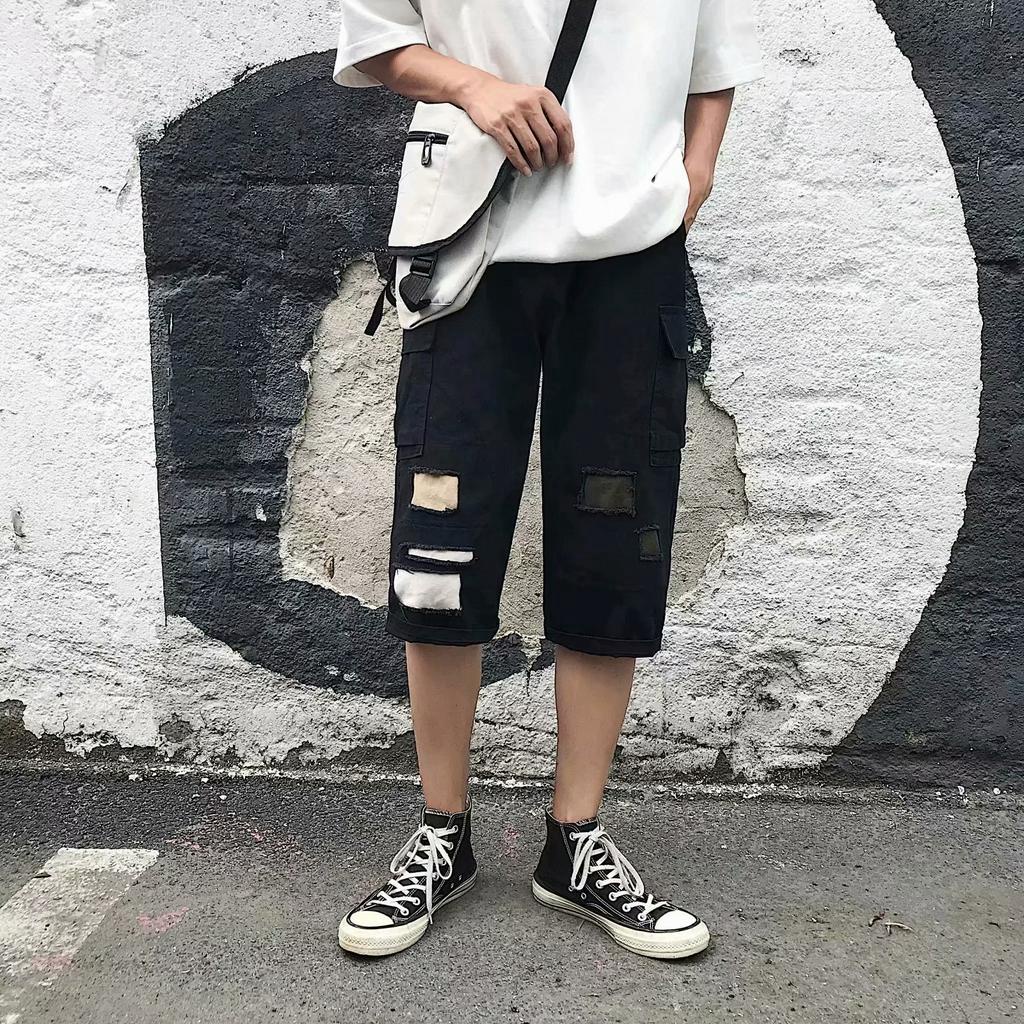 Quần Short cargo Phong Cách Hàn Quốc Thời Trang Cho Nam