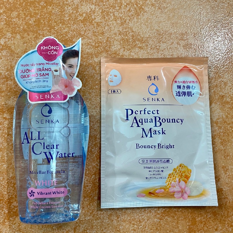 Nước tẩy trang Micellar Senka ALL Clear Water 230ml