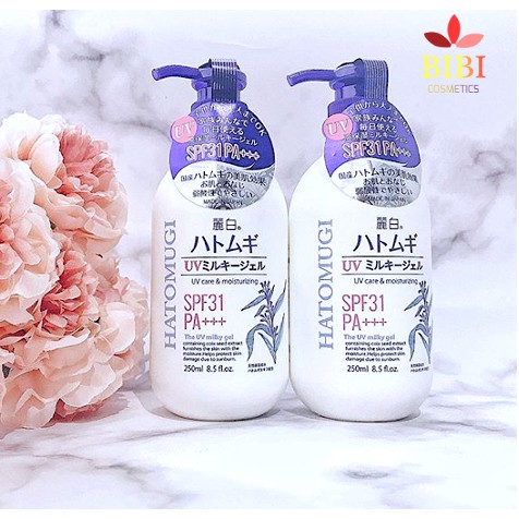 [Nội Địa Nhật] SỮA DƯỠNG THỂ TRẮNG DA CHỐNG NẮNG HAMOMUGI BODY LOTION SPF 31 PA+++