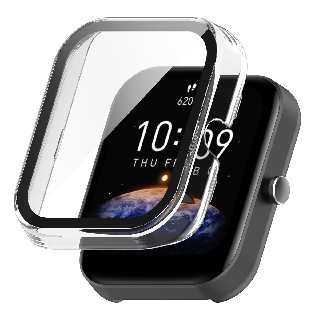 Ốp Lưng PC + KíNh CườNg LựC BảO Vệ MàN HìNh Cho ĐồNg Hồ Thông Minh Amazfit Bip 3 pro Xiaomi Amazfit Bip 3 / 3Pro
