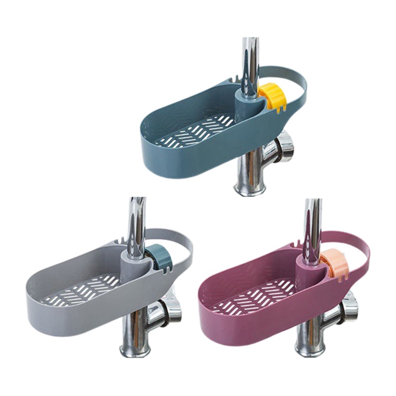 Giá Đỡ Miếng Bọt Biển Rửa Chén Gắn Vòi Nước Tiện Lợi