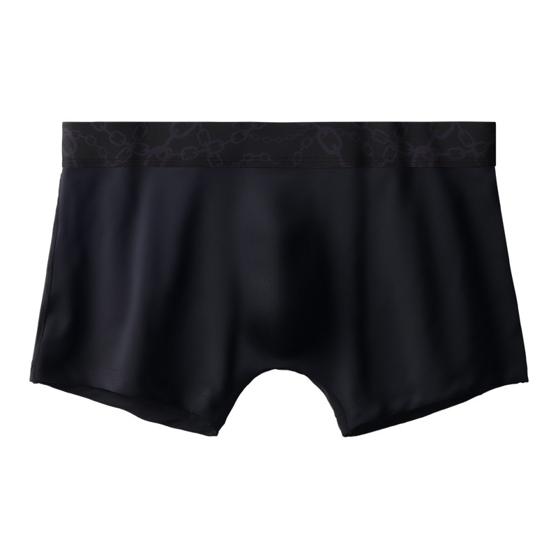 Quần lót boxer cotton lụa lạnh siêu mỏng không đường may thoáng khí thời trang mùa hè cho nam 242