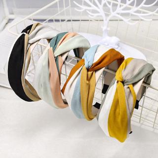 Băng Đô Co Giãn Màu Sắc Cầu Vồng Xinh Xắn Cho Nữ