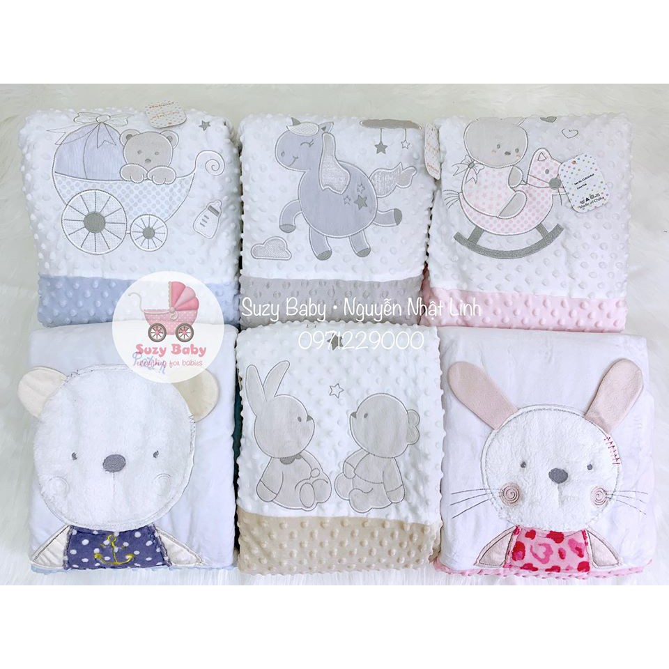 Chăn Đắp Lông Cừu Cho Bé kt 90*120cm