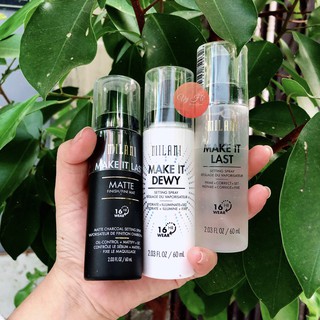 Xịt makeup Milani Make it last