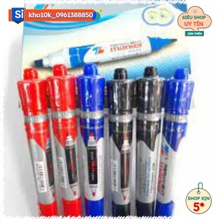 Hộp Bút lông dầu 2 đầu ( 1 hộp = 10c)