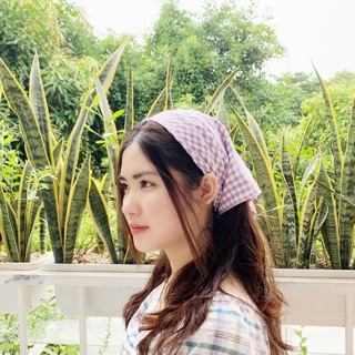 Khăn Bandana kẻ caro