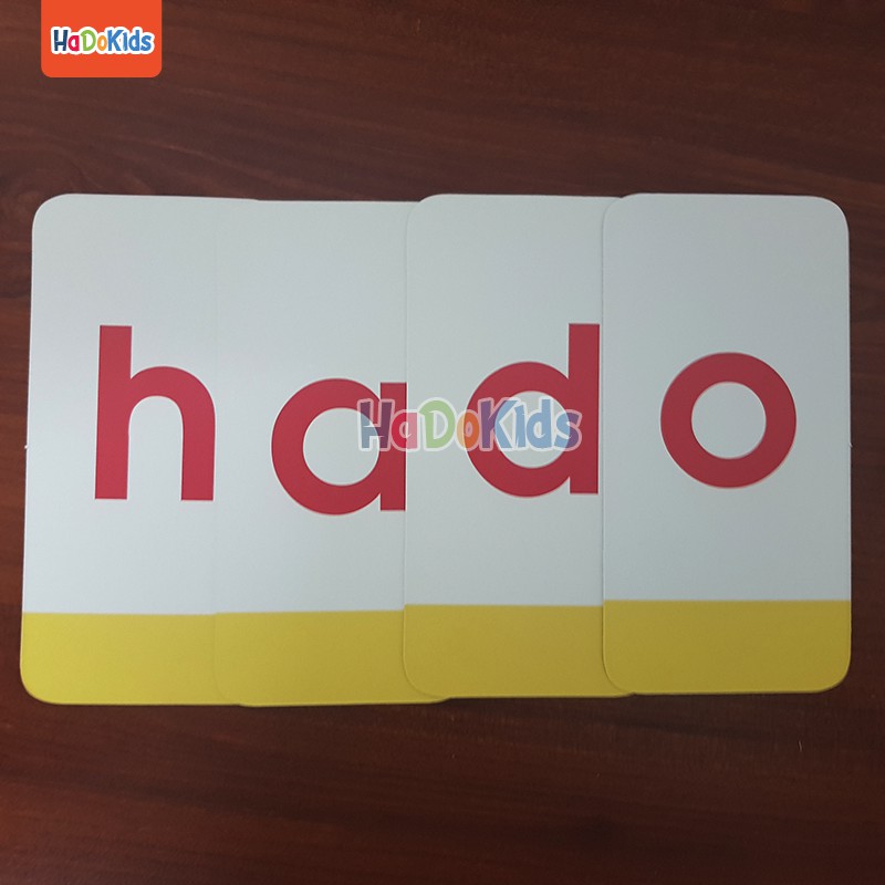 Bộ 42 Thẻ Flash Card - Thẻ Học Chữ Cái Và Chữ Ghép Cho Bé Tập Đánh Vần