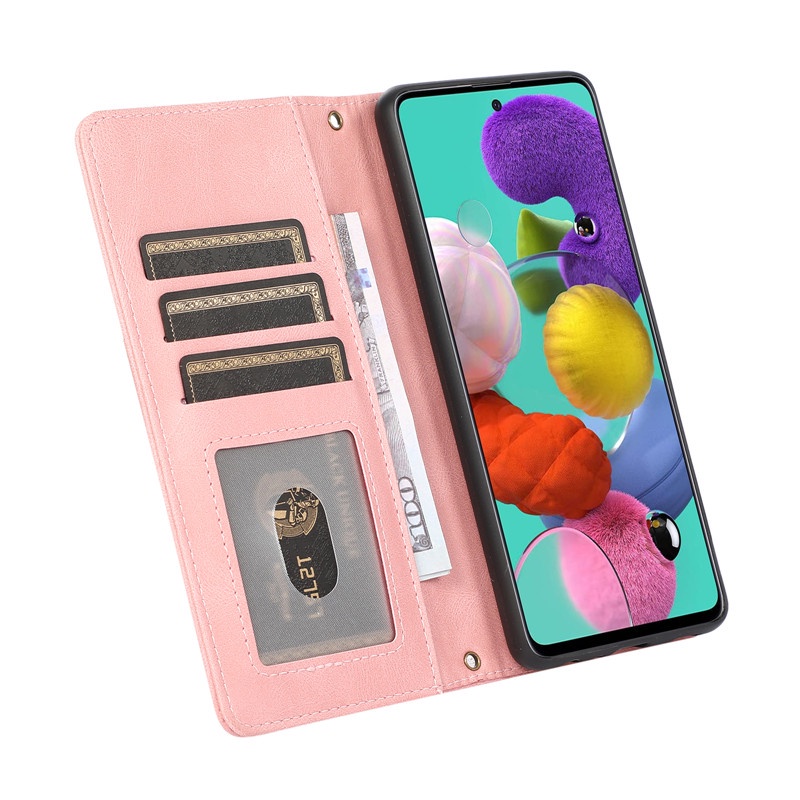 Ốp Điện Thoại Da Pu Kiểu Ví Cho Samsung Galaxy A51 A71 A11 A22 5G A31 A41 A42 M42 M11 A10 M10 A20 A30 A50 A70 A30s A50s A70s