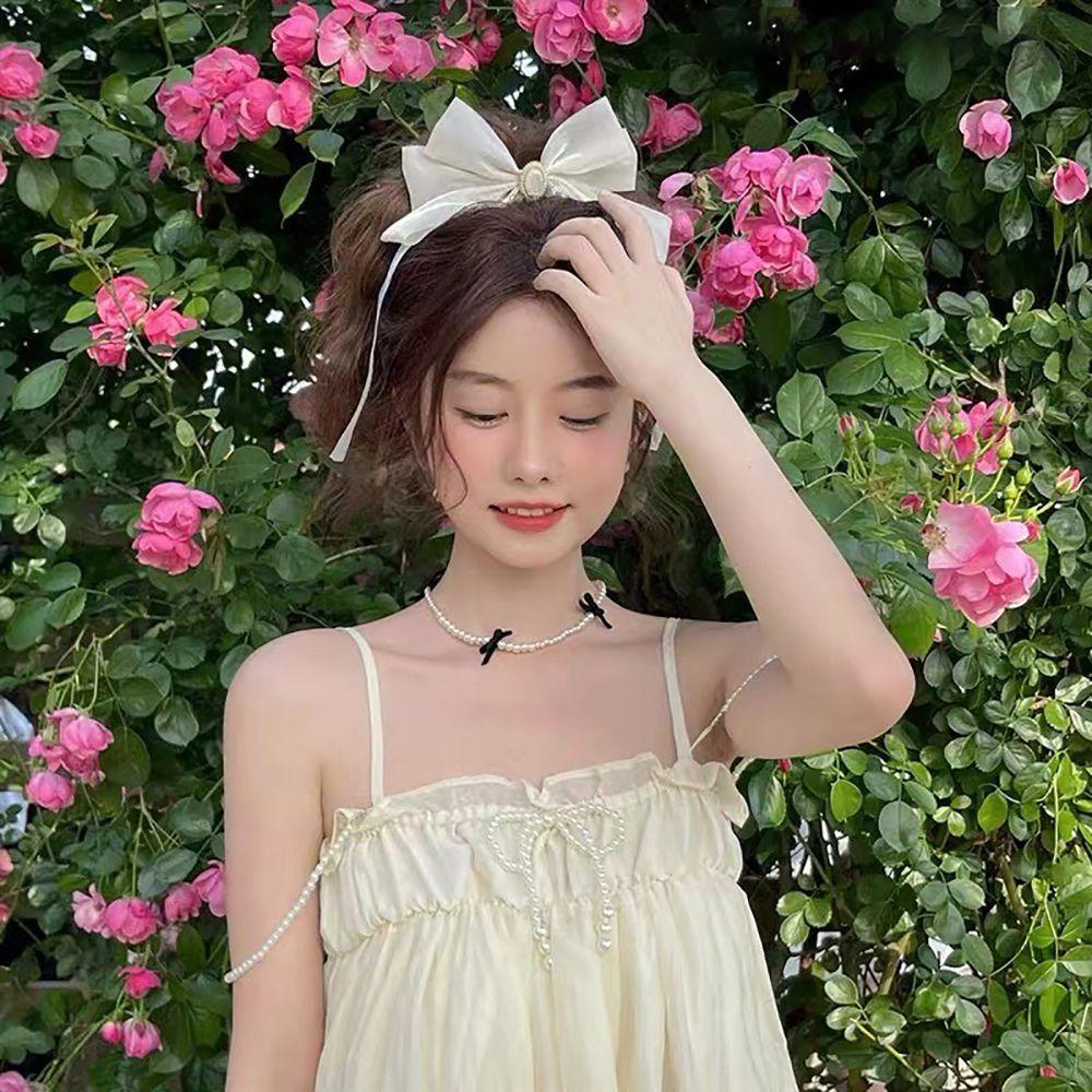 Kẹp Tóc Hình Nơ Lớn Đơn Giản Thanh Lịch Cho Nữ