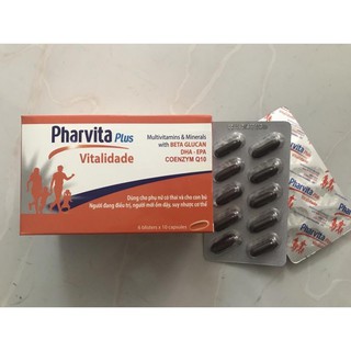 Bồi bồ cơ thể pharvita plus 60 viên