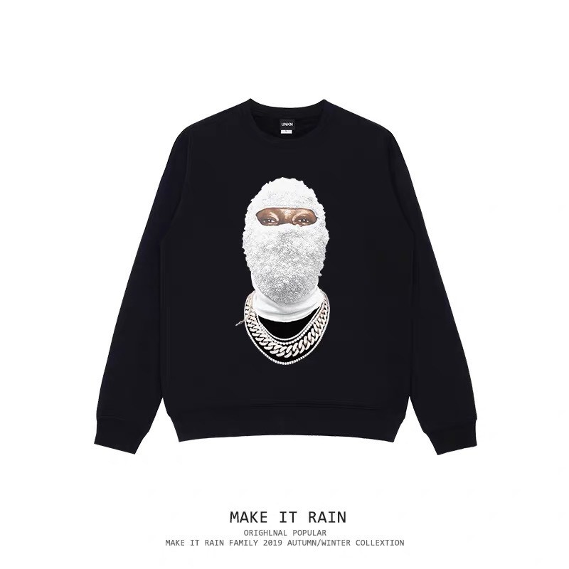 Áo Nỉ Sweater hình mặt người Make It Rain Áo sweater dày dặn, áo sweater nam nữ đẹp,áo đôi đẹp, áo nỉ trắng đen FREESHIP