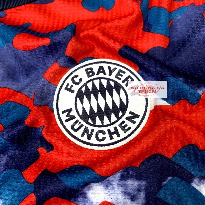 BAYERN Training/PreMatch 2021 - Áo Bóng Đá bản PLAYER hàng Thái - LÍNH