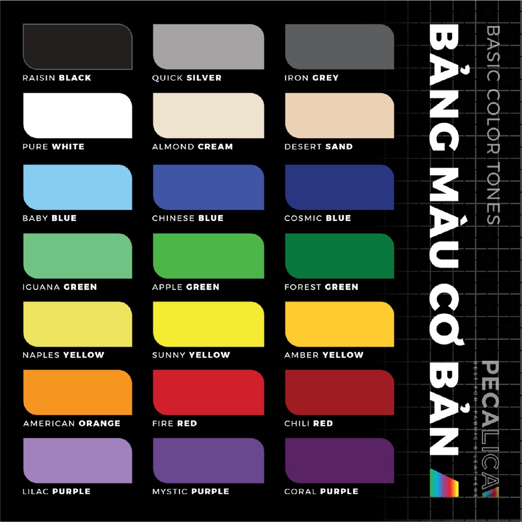 Sơn Acrylic Đa Chất Liệu Peca Lica 12ml  - Chuyên Vẽ Da - Vải- Nhựa