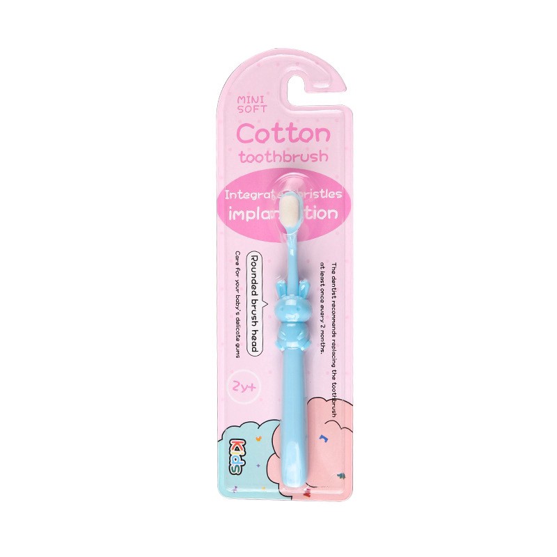 Bàn chải sợi cotton siêu mềm cho bé 2-10t