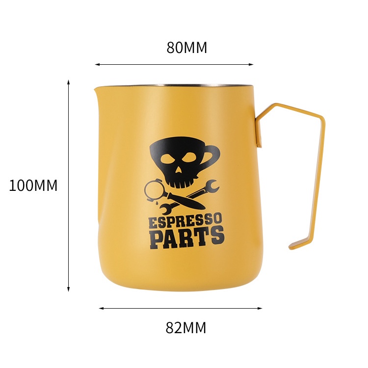 Ca Đánh Sữa Espresso Part 450ml Màu Vàng