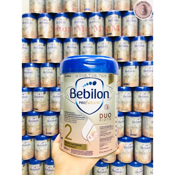 Sữa Bebilon bạc 800gr mẫu mới đủ số 1,2,3,4 date mới