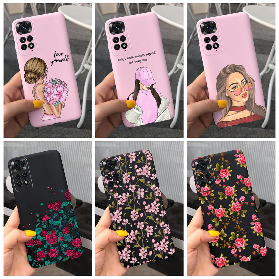 Ốp Điện Thoại Họa Tiết Hoa Hồng Cho Xiaomi Redmi Note 11  Note 10 10S Note10 Pro 9S Note9 9 Pro