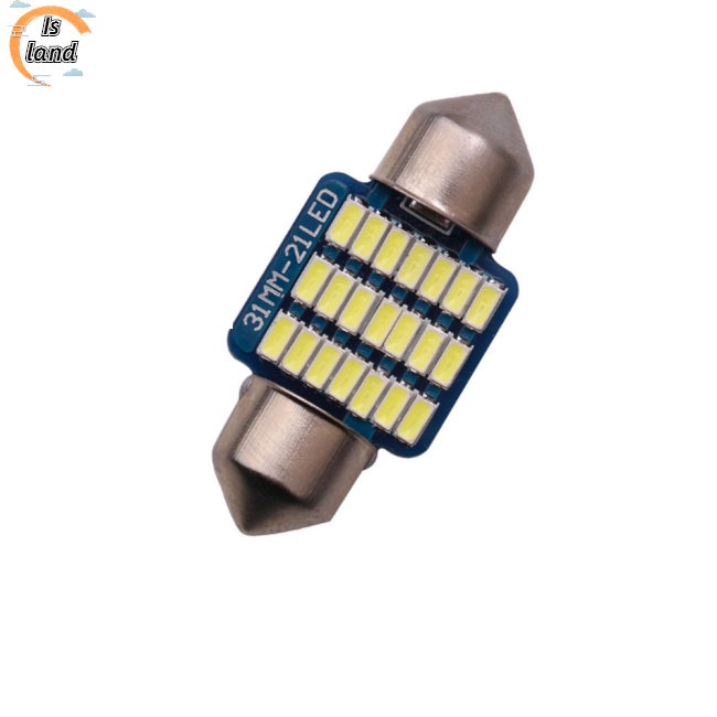1 Cặp Đèn Led Đọc Sách Hai Đầu 31mm-3014 Trang Trí Nội Thất Xe Hơi