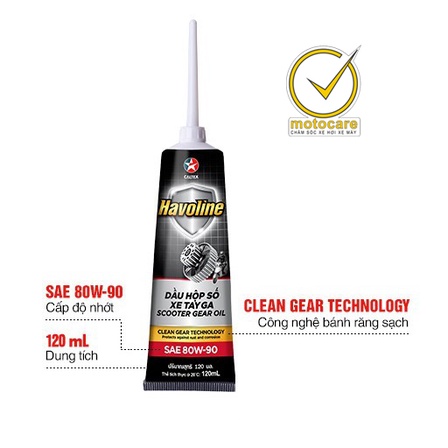 [HCM] Dầu nhớt láp, nhớt hộp số xe tay ga Caltex Havoline Scooter Gear Plus 80W90