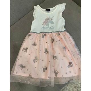 🍧🍧🍧 Váy đầm thun chân váy voan in hạt áo hình ngựa Pony xinh lắm ạ🥰