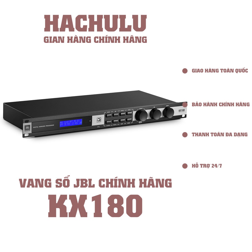 Vang số Karaoke JBL KX180  - Hàng chính hãng