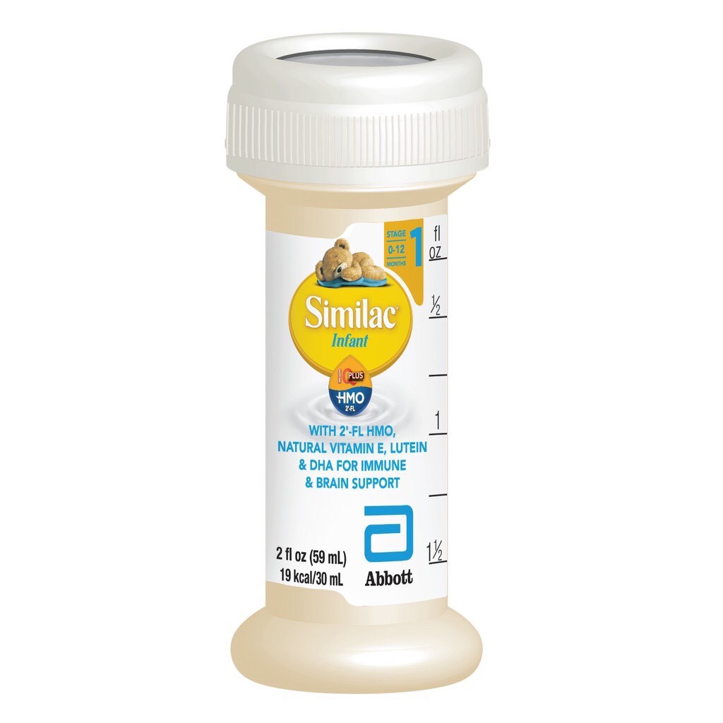 1 thùng( 48 ống) Sữa Similac Infant IQ Plus HMO 19 kcal /30ml, ống 59ml có kèm núm ti