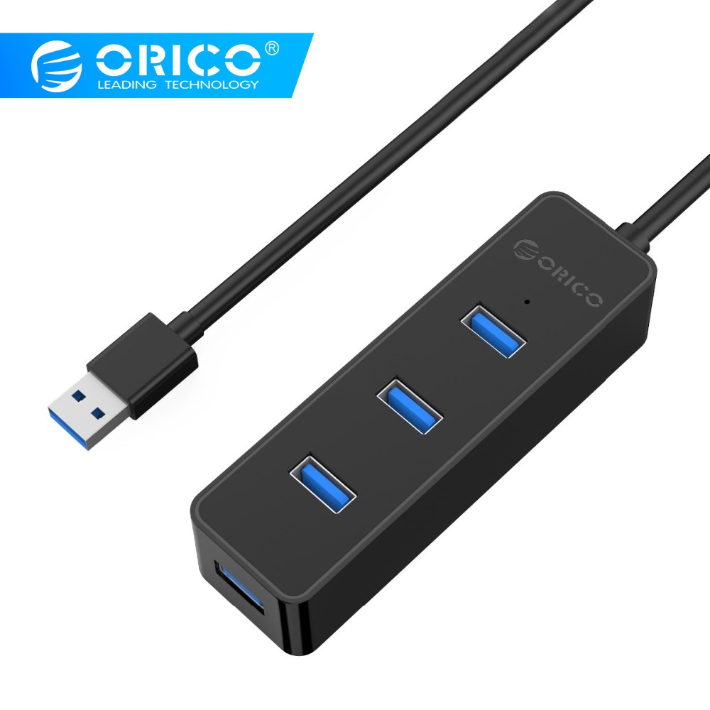 Bộ Chia 4 Cổng Usb 3.0 Orico W5Ph4-U3 5gbps Tốc Độ Cao Cho Laptop / Máy Tính Bảng / Điện Thoại Vl812 Chipsets