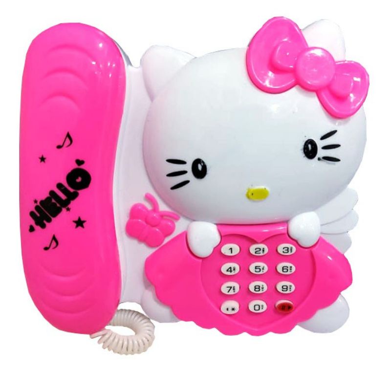 Điện Thoại Bàn Đồ Chơi Có Nhạc Và Đèn SNI / Hello Kitty Cho Bé