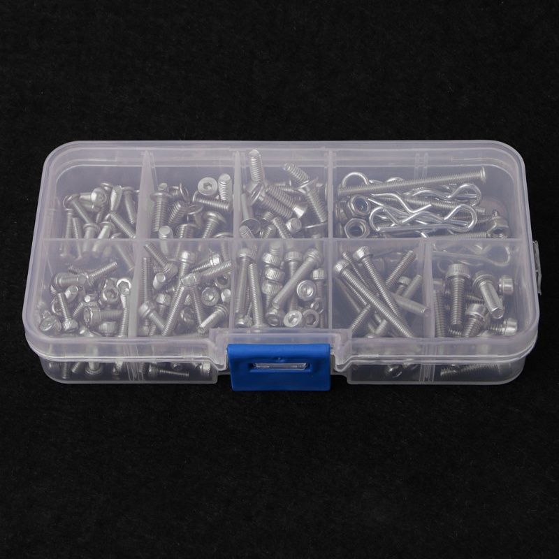 Bộ 205 Ốc Vít Bằng Thép Không Gỉ Kích Thước 4x4 Dùng Cho Xe Tải / Xe Hơi