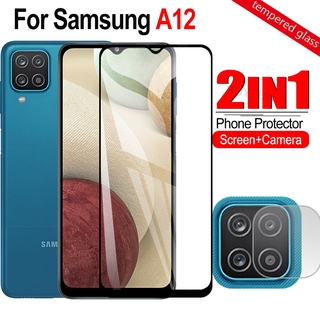 Miếng Dán Cường Lực 9h Bảo Vệ Camera/Màn Hình 2 Trong 1 Cho Samsung Galaxy A12 A11