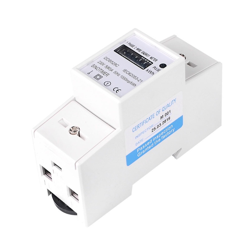 Đồng Hồ Đo Điện Tử Kilowatt Hour kwh 230V 5 (80) Chuyên Dụng