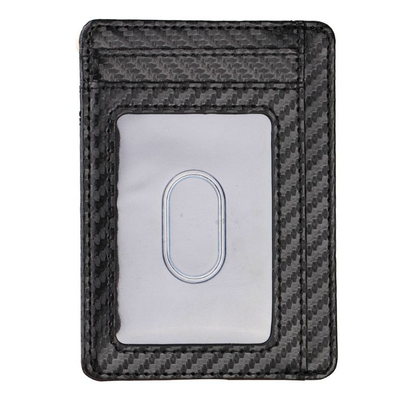 HAN  Ultra Slim RFID Blocking Minimalist Wallet Business Card Cover Case Super Thin Men Leather Bank ID Credit Card Holders Fashion Unisex Porte Carte Package